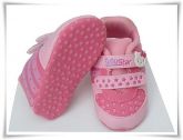 Tênis fashion baby Rosa/detalhes em lilás Tam.15