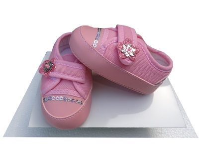 Sapatinho Rosa Strass fashion baby Tam. 14, 16, 17 e 18