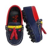 Cravinhos fashion baby Tam. 17, 18 e 19. Azul/Vermelho