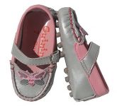 Cravinhos fashion baby Tam. 17 ao 22. Prata/rosa